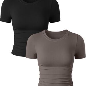 Classic Black and Gray Women's Tops